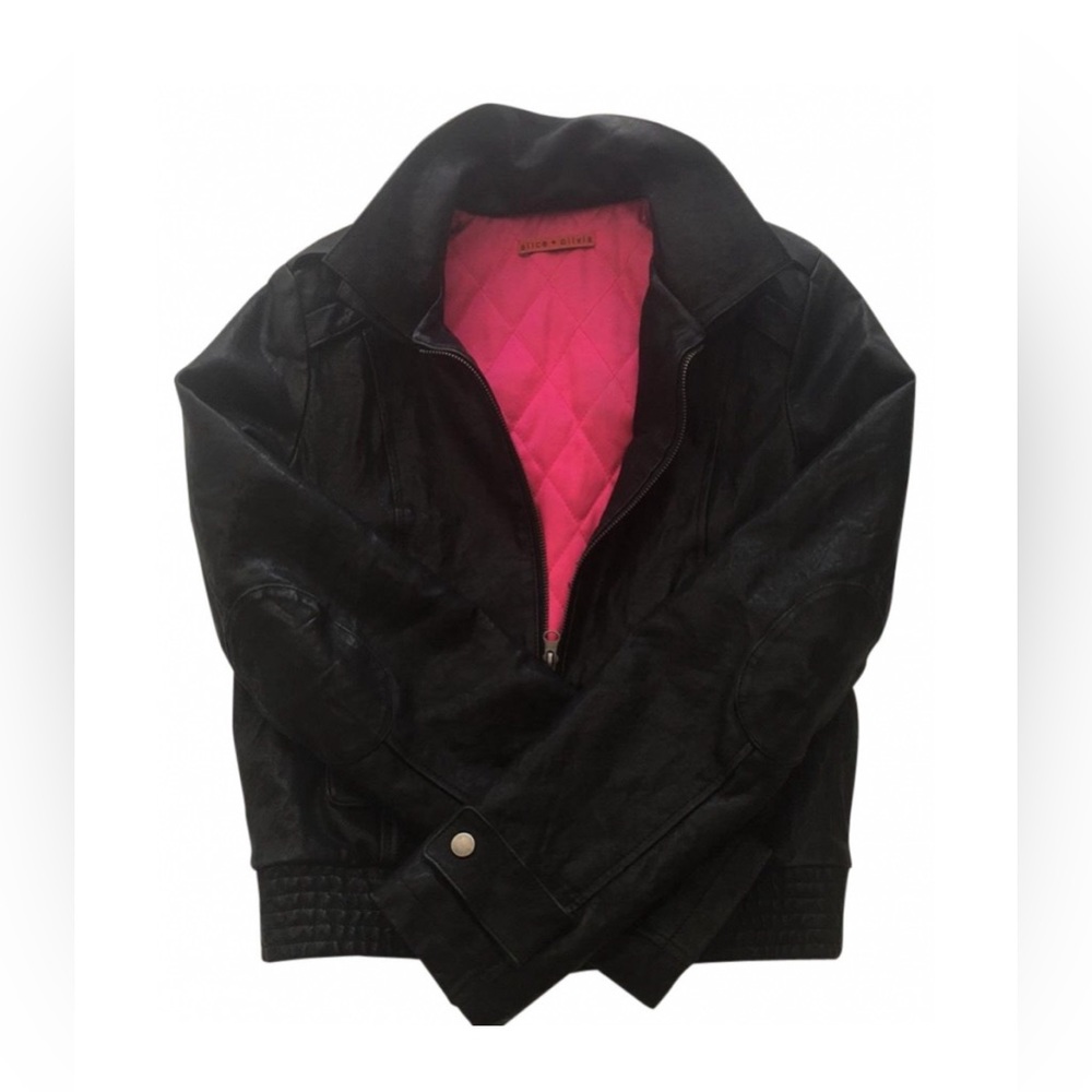Alice and Olivia Leather Jacket